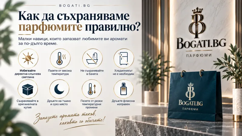 Как да съхраняваме парфюмите правилно?